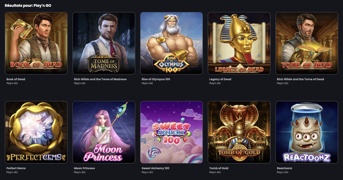 découvrez notre sélection des meilleurs jeux de casino en ligne offrant divertissement, gains excitants et expérience immersive pour tous les passionnés de jeux d'argent.