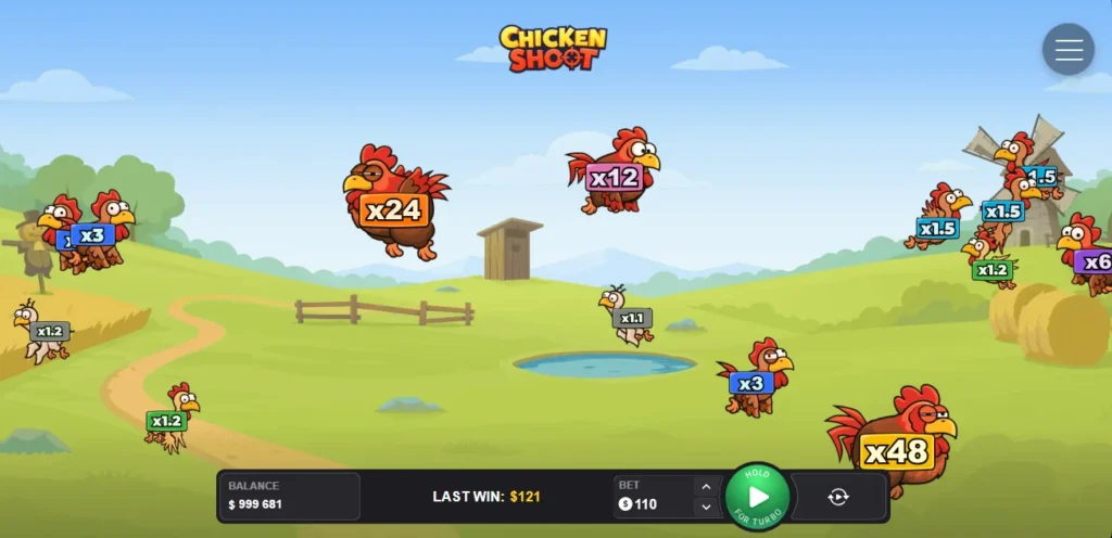 Chicken Shoot casino game