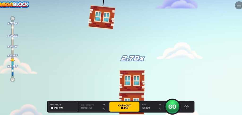 MegaBlock casino game