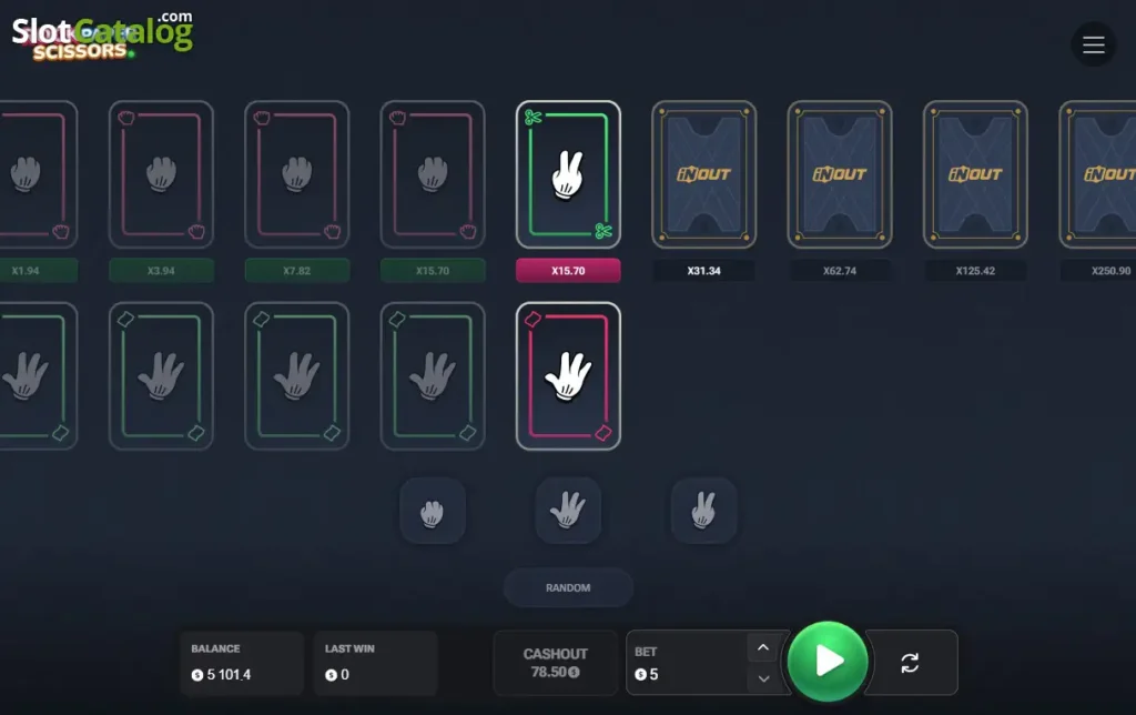 Rock Paper Scissors casino game
