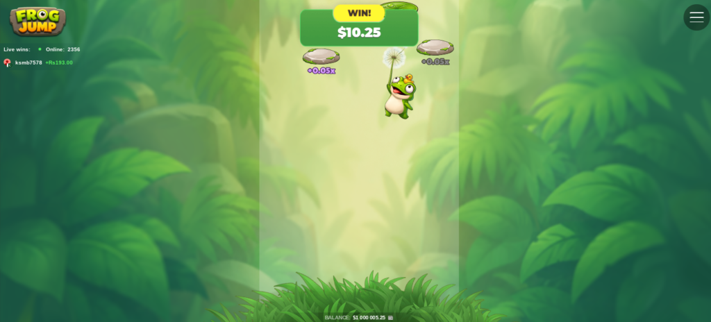 Frog Jump Casino Game