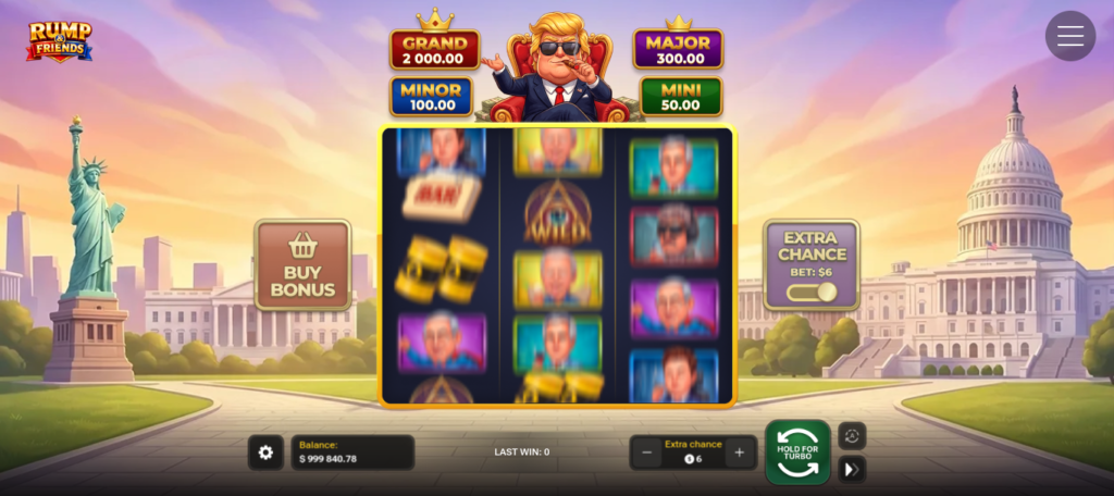 Rump & Friends casino game