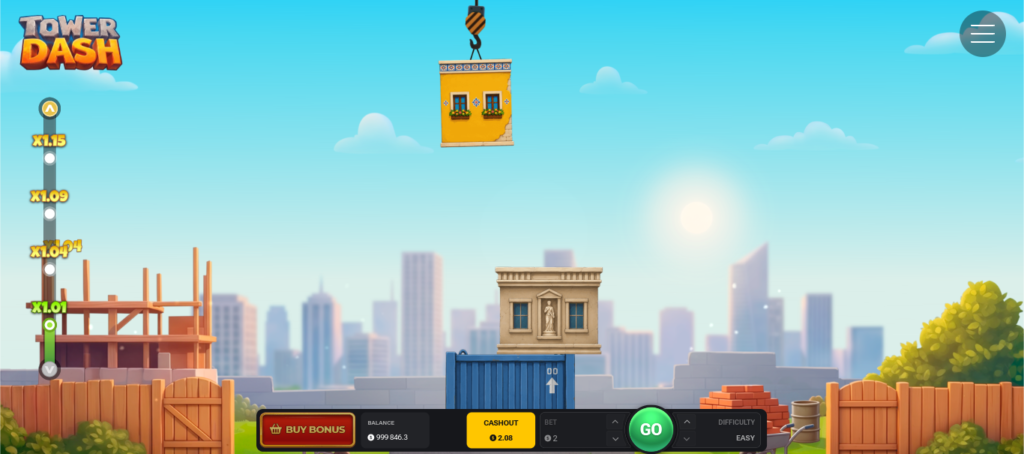 Tower Dash casino game